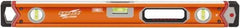 SAVAGE by SWANSON - 24" Long 3 Vial Box Beam Level - Aluminum, Orange - Caliber Tooling