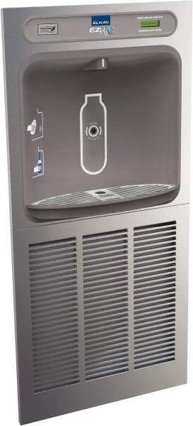 ELKAY - 8 GPH Cooling Capacity In Wall Recessed Water Cooler & Fountain - In-Wall, 20 to 105 psi, 0.20 hp, Stainless Steel - Caliber Tooling