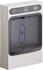 Halsey Taylor - 8 GPH Cooling Capacity Surface Mount Water Cooler & Fountain - Bottle Filling, 20 to 105 psi, 0.20 hp, Stainless Steel - Caliber Tooling