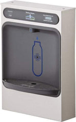 Halsey Taylor - 8 GPH Cooling Capacity Surface Mount Water Cooler & Fountain - Bottle Filling, 20 to 105 psi, 0.20 hp, Stainless Steel - Caliber Tooling