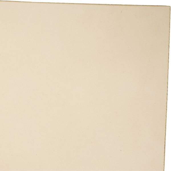 Made in USA - 1/8" Thick x 24" Wide x 1' Long, Polyurethane Sheet - Natural, 90A Hardness, ±0.010 Tolerance - Caliber Tooling