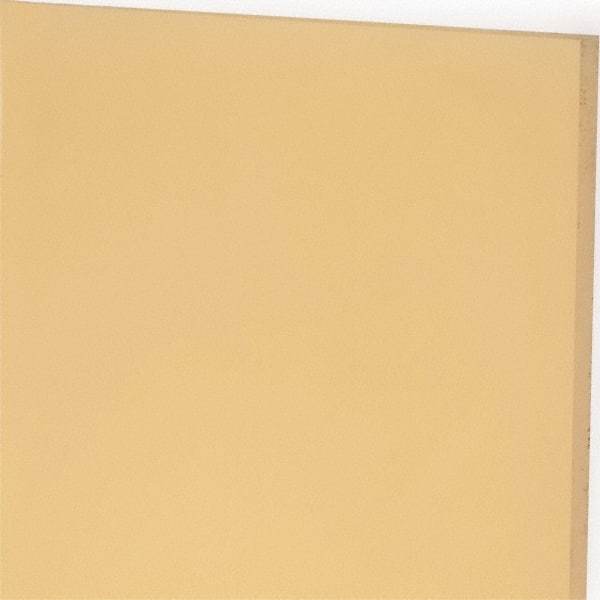 Made in USA - 3/16" Thick x 12" Wide x 1' Long, Polyurethane Sheet - Natural, 95A Hardness, ±0.010 Tolerance - Caliber Tooling