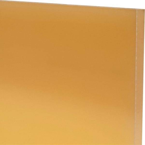 Made in USA - 3/8" Thick x 24" Wide x 1' Long, Polyurethane Sheet - Natural, 95A Hardness, ±0.015 Tolerance - Caliber Tooling