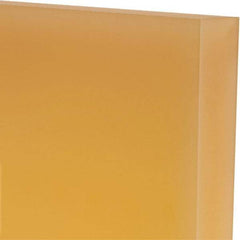 Made in USA - 1" Thick x 12" Wide x 1' Long, Polyurethane Sheet - Natural, 95A Hardness, ±0.025 Tolerance - Caliber Tooling