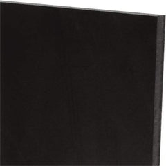 Made in USA - 1/4" Thick x 48" Wide x 2' Long, Polyurethane Sheet - Black, 60A Hardness, ±0.015 Tolerance - Caliber Tooling