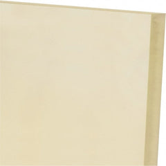 Made in USA - 2' x 24" x 1/2" Natural (Color) Polyurethane Sheet - Caliber Tooling