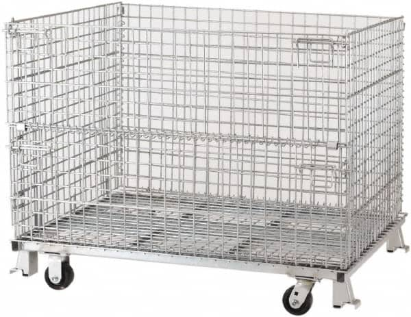 Nashville Wire - 40" Deep, Rectangular Steel Wire Basket - 36" High - Caliber Tooling