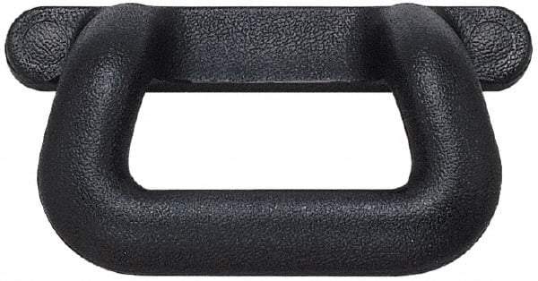 Sugatsune - Polyurethane Around Steel Core Chest Handle - 175mm Wide x 2-39/64" High, Black Coated, 2 Holes - Caliber Tooling