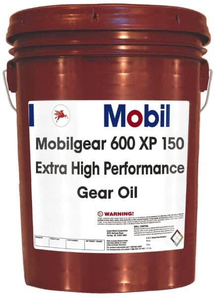 Mobil - 5 Gal Pail, Mineral Gear Oil - ISO 150 - Caliber Tooling