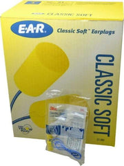 3M - Disposable, Corded, 31 dB, Barrel Earplugs - Yellow, 200 Pairs - Caliber Tooling