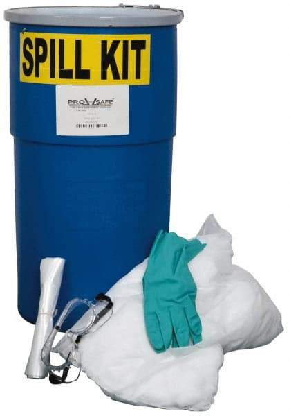 PRO-SAFE - Oil Only Spill Kit - 14 Gal Polypropylene Pail - Caliber Tooling