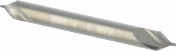 Chicago-Latrobe - #00 Plain Cut 60° Incl Angle High Speed Steel Combo Drill & Countersink - Caliber Tooling