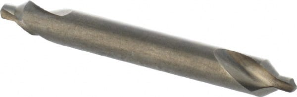 Chicago-Latrobe - #2 Plain Cut 60° Incl Angle High Speed Steel Combo Drill & Countersink - Caliber Tooling