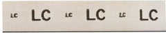 Starrett - 24" Long x 7/16" Wide x 7/16" Thick, Low Carbon, Steel Oil-Hardening Flat Stock - + 5/8" Long Tolerance, + 0 - 0.005" Wide Tolerance, +/- 0.001" Thick Tolerance - Caliber Tooling