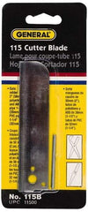 General - Cutter Replacement Cutting Blade - Use with General Tool 115, Cuts PVC, ABS and PE tubing - Caliber Tooling