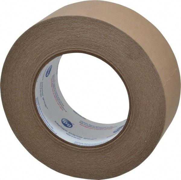 Intertape - 2" x 60 Yd Natural (Color) Rubber Adhesive Packaging Tape - Paper Backing, 7.2 mil Thick, 45 Lb Tensile Strength, Series 539 - Caliber Tooling