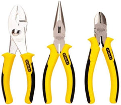 Stanley - 3 Piece Slip Joint Plier Set - Comes in Display Card - Caliber Tooling