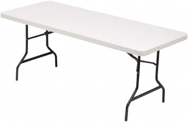 ALERA - 72" Long x 30" Wide x 29" High, Rectangular Folding Table - Platinum - Caliber Tooling