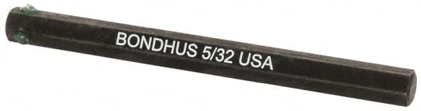 Bondhus - 5/32" Hex Drive Bit - 2" OAL - Caliber Tooling