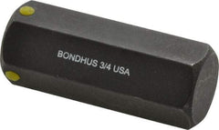 Bondhus - 3/4" Hex Drive Bit - 2" OAL - Caliber Tooling