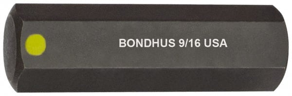 Bondhus - 9/16" Hex Drive Bit - Caliber Tooling