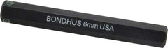 Bondhus - 6mm Hex Drive Bit - 2" OAL - Caliber Tooling