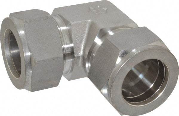 Ham-Let - 1" OD, Grade 316Stainless Steel Union Elbow - Comp x Comp Ends - Caliber Tooling