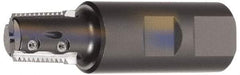 Kennametal - 0.71" Cut Diam, 1.7" Max Depth of Cut, 1" Shank Diam, Internal/External Indexable Thread Mill - Insert Style TM25..T, 3 Inserts, Toolholder Style TMT, 4.09" OAL - Caliber Tooling