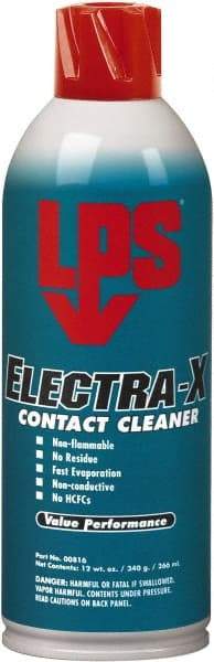 LPS - 12 Ounce Aerosol Contact Cleaner - 9,000 Volt Dielectric Strength, Nonflammable - Caliber Tooling