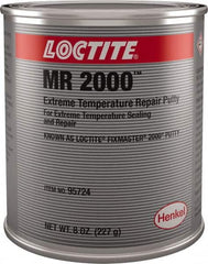 Loctite - 8 oz Cartridge Gray Epoxy Resin Putty - Series 2000 - Caliber Tooling