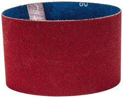 Norton - 3-1/2" Wide x 15-1/2" OAL, 80 Grit, Ceramic Abrasive Belt - Ceramic, Medium, Coated, Y Weighted Cloth Backing, Series R981 - Caliber Tooling