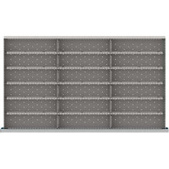 LISTA - 18-Compartment Drawer Divider Layout for 3.15" High Drawers - Caliber Tooling