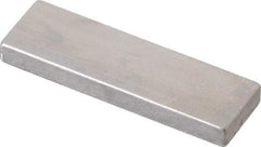 Mitutoyo - 0.125" Rectangular Steel Gage Block - Accuracy Grade AS-1, Includes Certificate of Inspection - Caliber Tooling