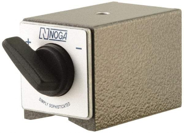 Noga - 3" Long x 2" Wide x 55mm High Magnetic Indicator Base with On/Off Switch - 1,000 N Magnetic Pull - Caliber Tooling