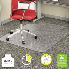 Deflect-o - Chair Mats Style: Straight Edge Shape: Rectangular - Caliber Tooling