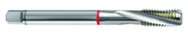 M20x2.5 6H 4-Flute PM Cobalt Red Ring Semi-Bottoming 15 degree Spiral Flute Tap-Bright - Caliber Tooling