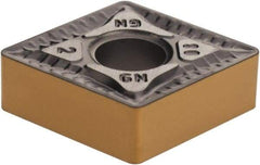 Iscar - CNMG432 GN Grade IC807 Carbide Turning Insert - TiAlN Finish, 80° Diamond, 1/2" Inscr Circle, 3/16" Thick, 1/32" Corner Radius - Caliber Tooling