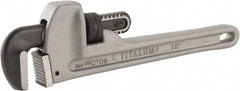 Proto - 10" Aluminum Straight Pipe Wrench - 6" Pipe Capacity - Caliber Tooling