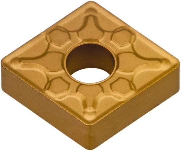 Interstate - CNMG432 IMR Grade IG125T Carbide Turning Insert - TiN/Al2O3/TiCN Finish, 80° Diamond, 1/2" Inscr Circle, 3/16" Thick, 1/32" Corner Radius - Caliber Tooling