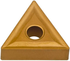 Interstate - TNMG431 IMF Grade IG125T Carbide Turning Insert - TiN/Al2O3/TiCN Finish, 60° Triangle, 1/2" Inscr Circle, 3/16" Thick, 1/64" Corner Radius - Caliber Tooling