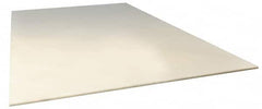 Made in USA - 1/4" Thick x 1' Wide x 1' Long, PVDF/Kynar Sheet - Natural, Shore D-72 Hardness, ±5% Tolerance - Caliber Tooling