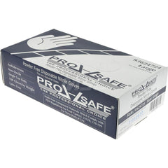 PRO-SAFE - 100 Piece Pack, Size L, 3 mil, Industrial Grade, Powder Free Nitrile Disposable Gloves - Exact Industrial Supply