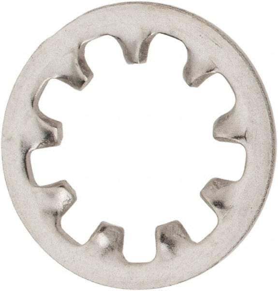 Value Collection - 3/8" Screw, 0.398" ID, Stainless Steel Internal Tooth Lock Washer - 0.692" OD, Uncoated, Grade 18-8 - Caliber Tooling