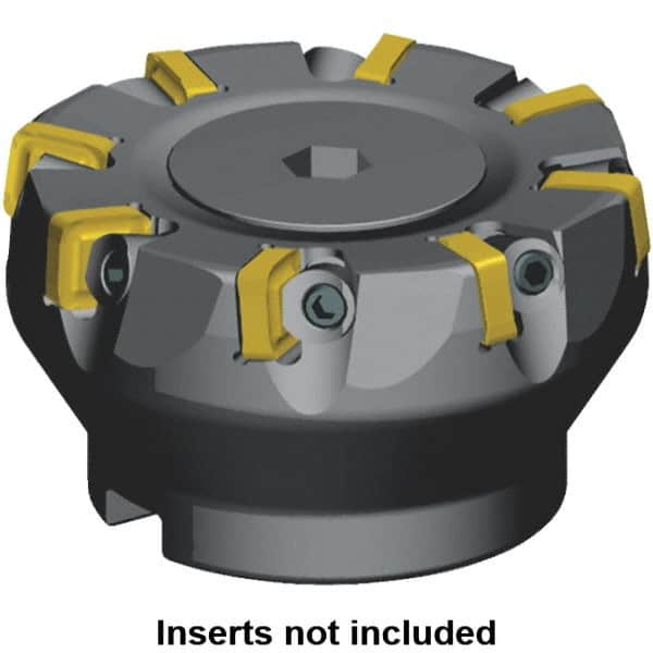 Kennametal - 3" Cut Diam, 1" Arbor Hole, 5.08mm Max Depth of Cut, 6° Indexable Chamfer & Angle Face Mill - 11 Inserts, SNXF 1204... Insert, 11 Flutes, Series KSSR - Caliber Tooling