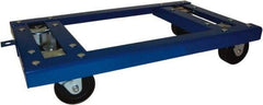 PRO-SOURCE - 2,000 Lb Capacity Steel Welded Angle Iron Open Dolly - 30" Long x 18" Wide, 4" Wheels - Caliber Tooling