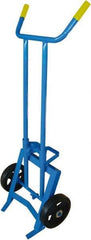 PRO-SOURCE - 1,000 Lb Load Capacity, 55 Gal Drum Hand Truck - 24-1/2" Wide x 62" High, 2 Wheels - Caliber Tooling