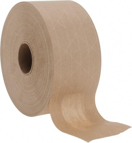 Made in USA - 3" x 150 Yd Natural (Color) Sealing Tape - Paper Backing, 5.3 mil Thick, Series SPIN3 - Caliber Tooling