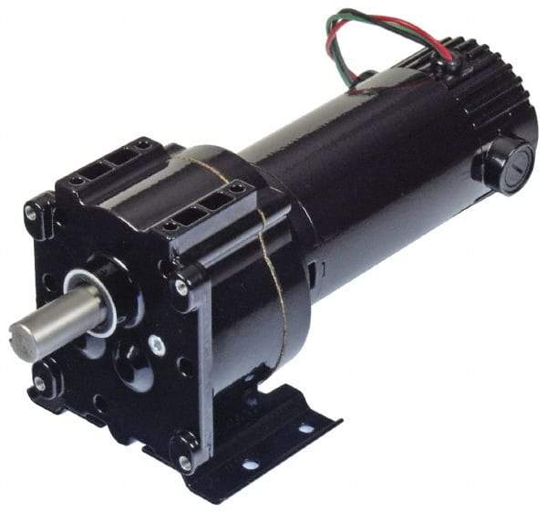 Bison Gear - 90 VDC, 121 RPM, 15:1 Gear Ratio, Parallel Gearmotor - 59 Torque, 1/8 hp, TENV Enclosure - Caliber Tooling