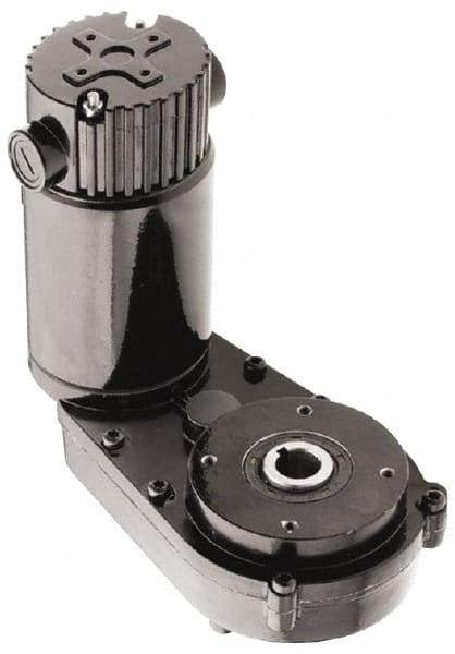 Bison Gear - 90 VDC, 65 RPM, 27.9:1 Gear Ratio, Parallel Offset Gearmotor - 26 Frame, 107 Torque, 1/8 hp, TENV Enclosure - Caliber Tooling