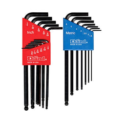 22 Piece L-Key Ball End Hex Key Set Hex Range 0.05 to 3/8″, Alloy Steel